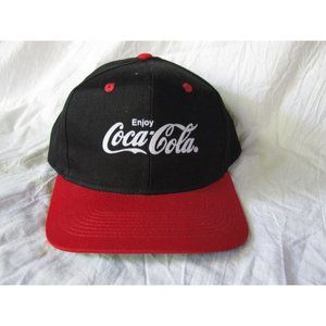 NEW Black Red Green‎ Coca-Cola Coke Snapback Trucker Baseball Hat Cap Rare Vntge